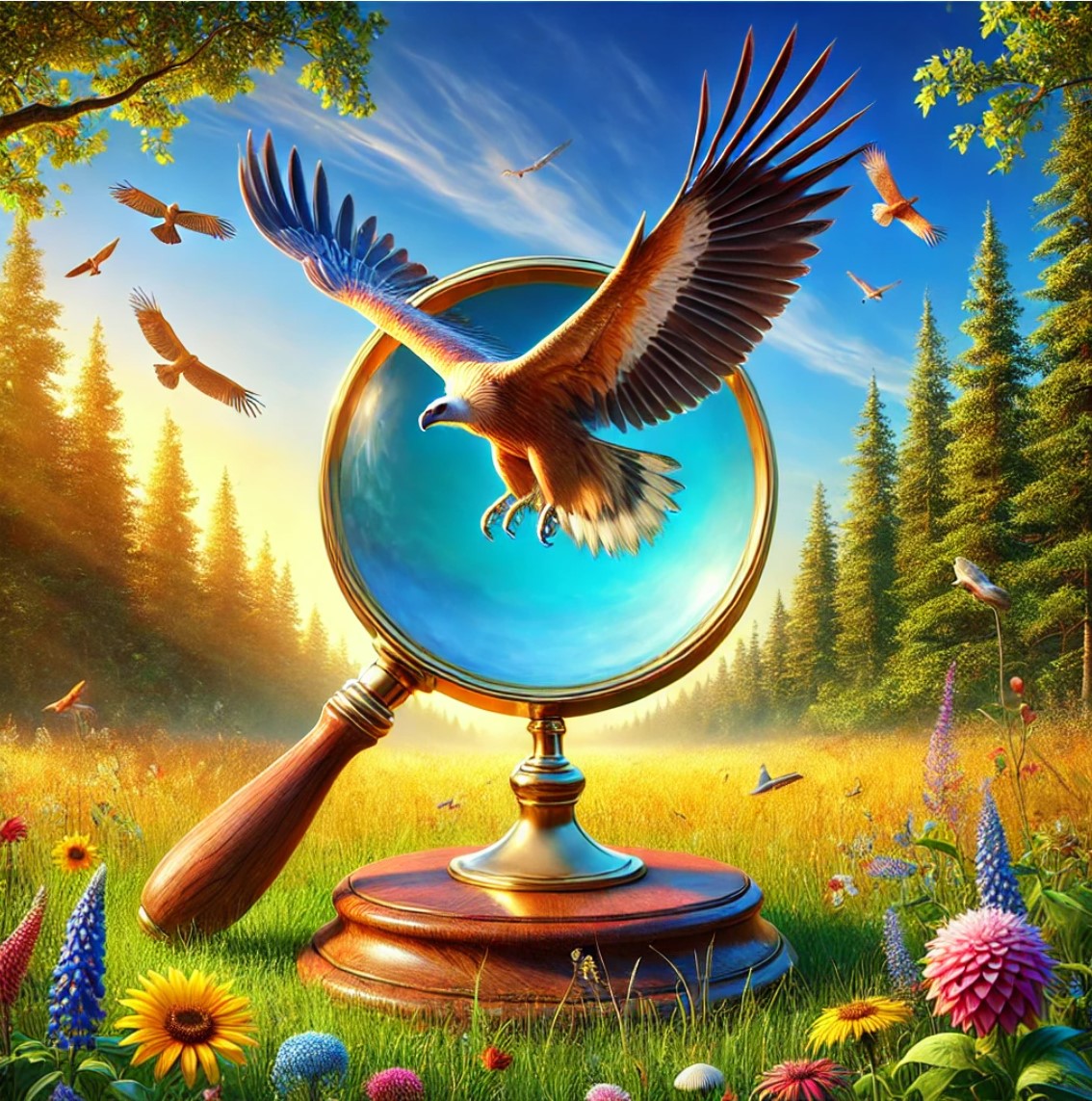 A vulture flying like a stingray