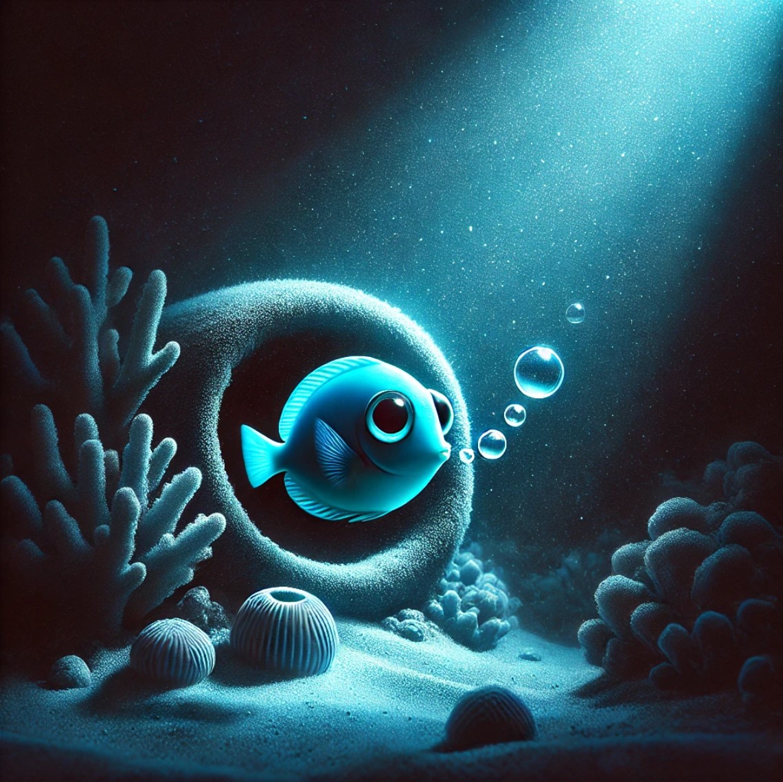 A clever owl in the forest