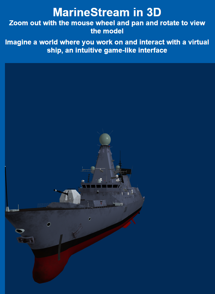 3D Ship Model Visualization